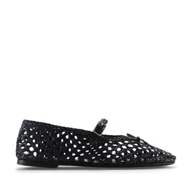 Notabene Women's Ischia Ballerina, Black Leather