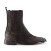Notabene Women's Lipa Boots, Dark Brown Suede In Brown