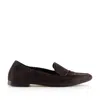 Notabene Women's Romy Loafers, Dark Brown Suede In Brown