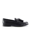 Notabene Women's Selva Loafers, Black Leather In Black