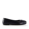 Notabene Women's Serena Ballerina, Black Leather In Black
