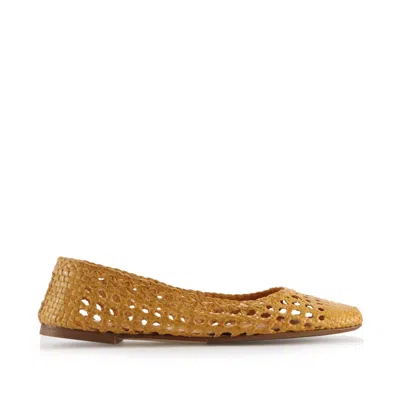 Notabene Women's Yellow / Yellow / Orange Capri Ballerina, Yellow Leather