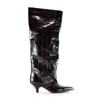 Notabene Women's Yolanda Boots, Dark Brown Leather In Black
