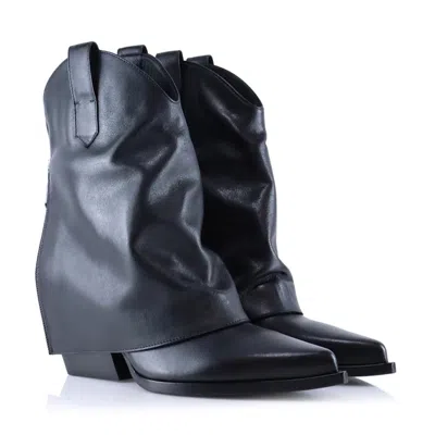 Notabene Women's Zorro Boots, Black Leather