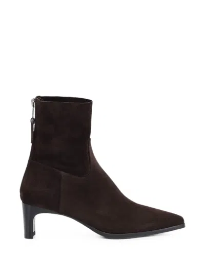 Notabene Xara Suede Ankle Boots In Brown
