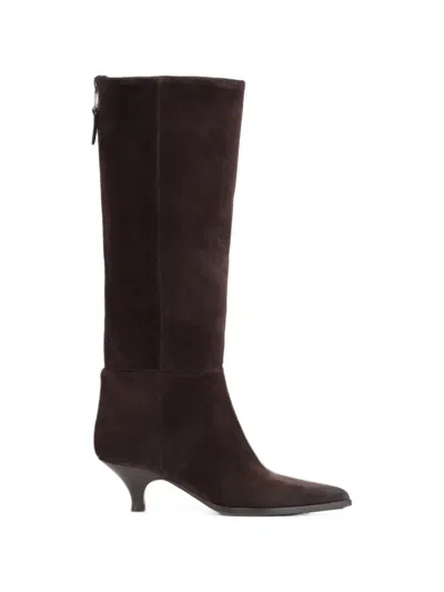 Notabene Yara Suede Boots In Brown