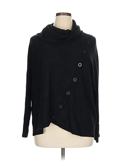 Pre-owned Notations Cardigan Sweater In Black