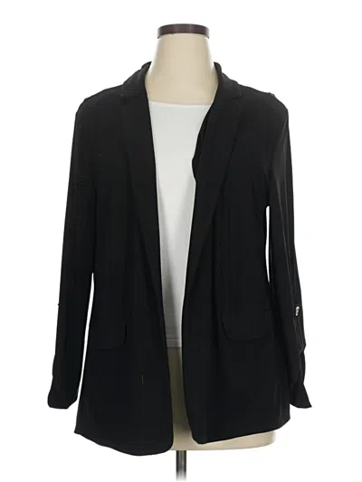 Pre-owned Notations Cardigan Sweater In Black