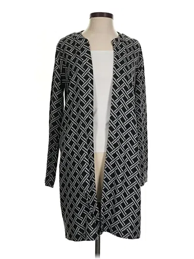 Pre-owned Notations Cardigan Sweater In Black