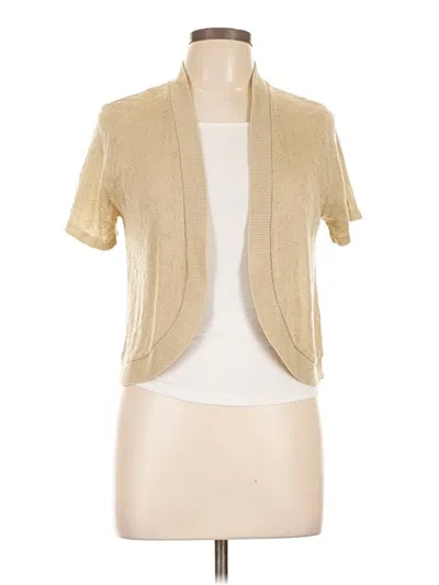 Pre-owned Notations Cardigan Sweater In Brown