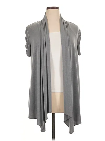 Pre-owned Notations Cardigan Sweater In Gray