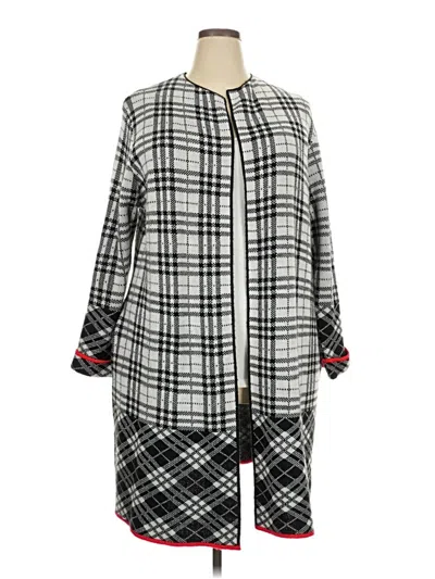 Pre-owned Notations Cardigan Sweater In Gray