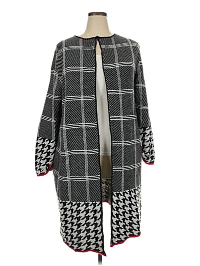 Pre-owned Notations Cardigan Sweater In Gray