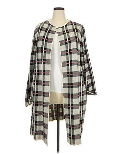 Pre-owned Notations Cardigan Sweater In Ivory