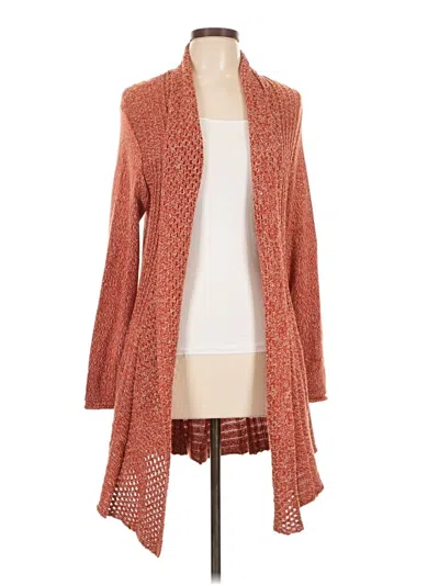 Pre-owned Notations Cardigan Sweater In Orange