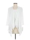 Notations Cardigan Sweater In White