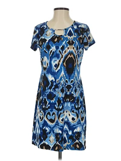 Pre-owned Notations Casual Dress In Blue