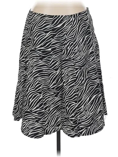 Pre-owned Notations Casual Skirt In Black