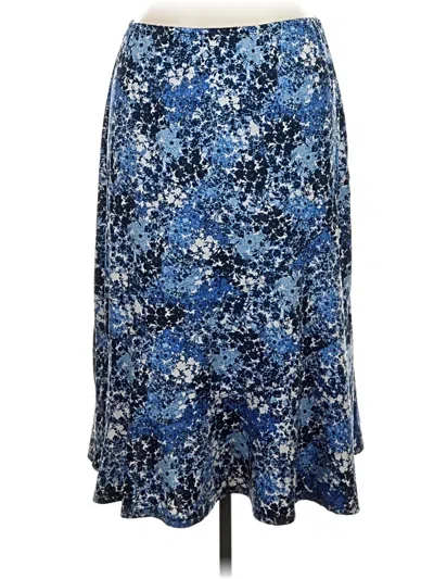 Pre-owned Notations Casual Skirt In Blue