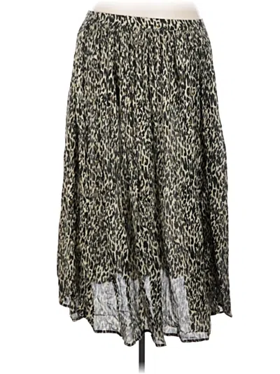 Pre-owned Notations Casual Skirt In Gold