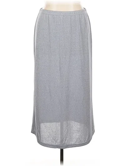 Pre-owned Notations Casual Skirt In Gray