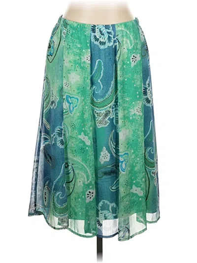 Pre-owned Notations Casual Skirt In Green