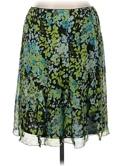 Pre-owned Notations Casual Skirt In Green