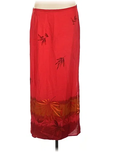 Pre-owned Notations Casual Skirt In Red