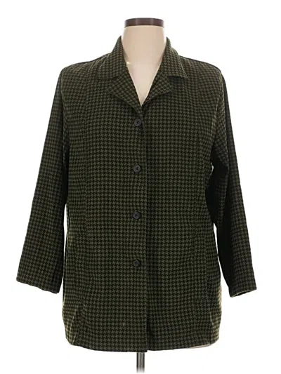 Pre-owned Notations Coat In Green