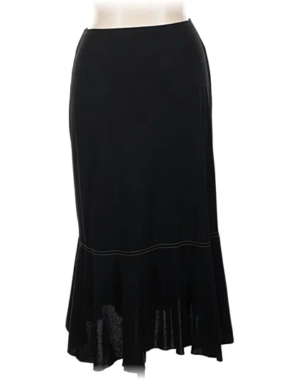 Pre-owned Notations Formal Skirt In Black