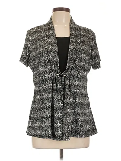 Pre-owned Notations Kimono In Gray