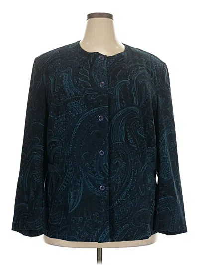 Pre-owned Notations Kimono In Teal