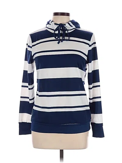 Pre-owned Notations Long Sleeve Polo Shirt In Blue