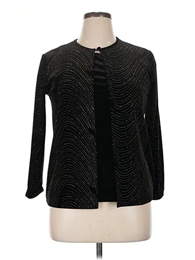 Pre-owned Notations Long Sleeve T-shirt In Black