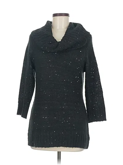 Pre-owned Notations Pullover Sweater In Black