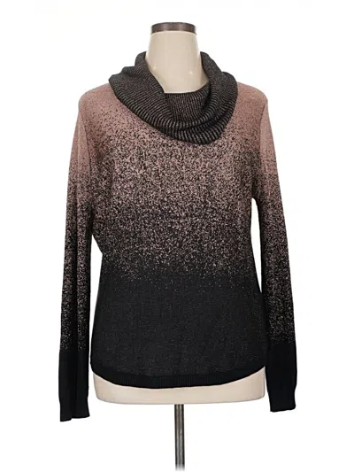 Pre-owned Notations Pullover Sweater In Brown