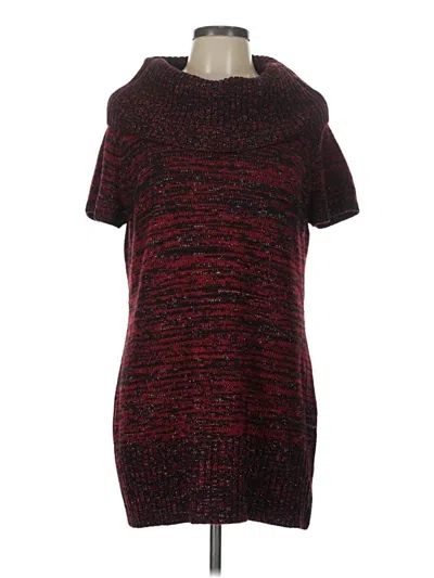 Pre-owned Notations Pullover Sweater In Red