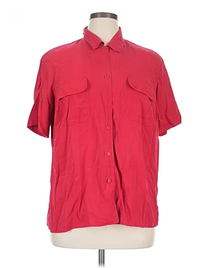 Pre-owned Notations Short Sleeve Polo Shirt In Red