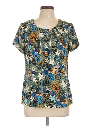 Pre-owned Notations Short Sleeve T-shirt In Blue