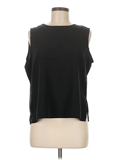 Pre-owned Notations Sleeveless Blouse In Black