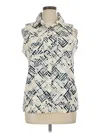 Notations Sleeveless Blouse In Ivory