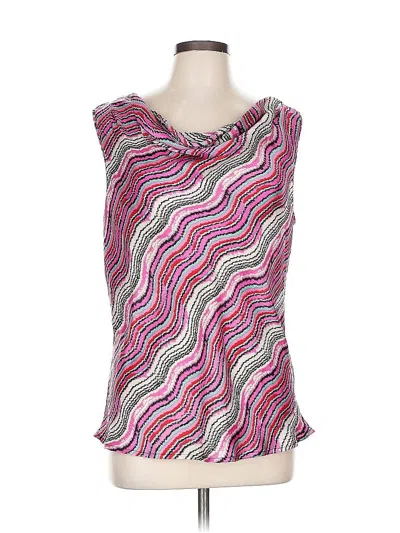 Pre-owned Notations Sleeveless Blouse In Pink