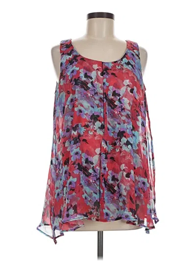 Pre-owned Notations Sleeveless Blouse In Pink