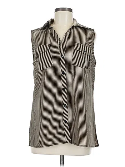 Pre-owned Notations Sleeveless T-shirt In Brown