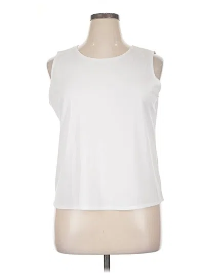 Pre-owned Notations Sleeveless T-shirt In White