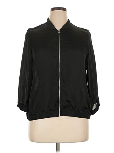 Pre-owned Notations Track Jacket In Black