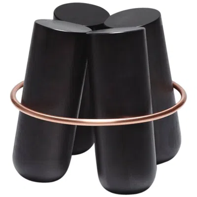 Pre-owned Note Design Studio Black Bolt Stool,