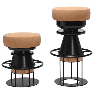 Pre-owned Note Design Studio Black Tembo Stool,