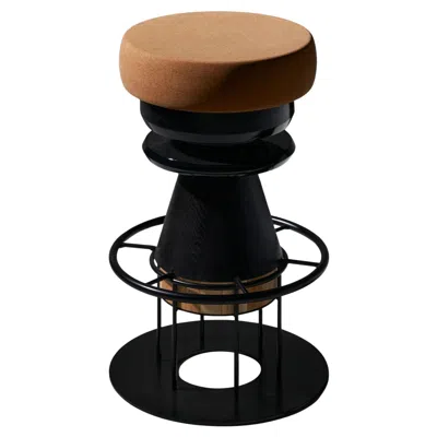 Pre-owned Note Design Studio Medium Black Tembo Stool,