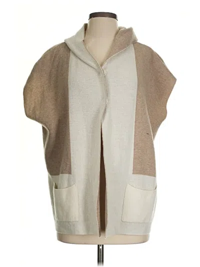 Pre-owned Note Di Anita Poncho In Brown